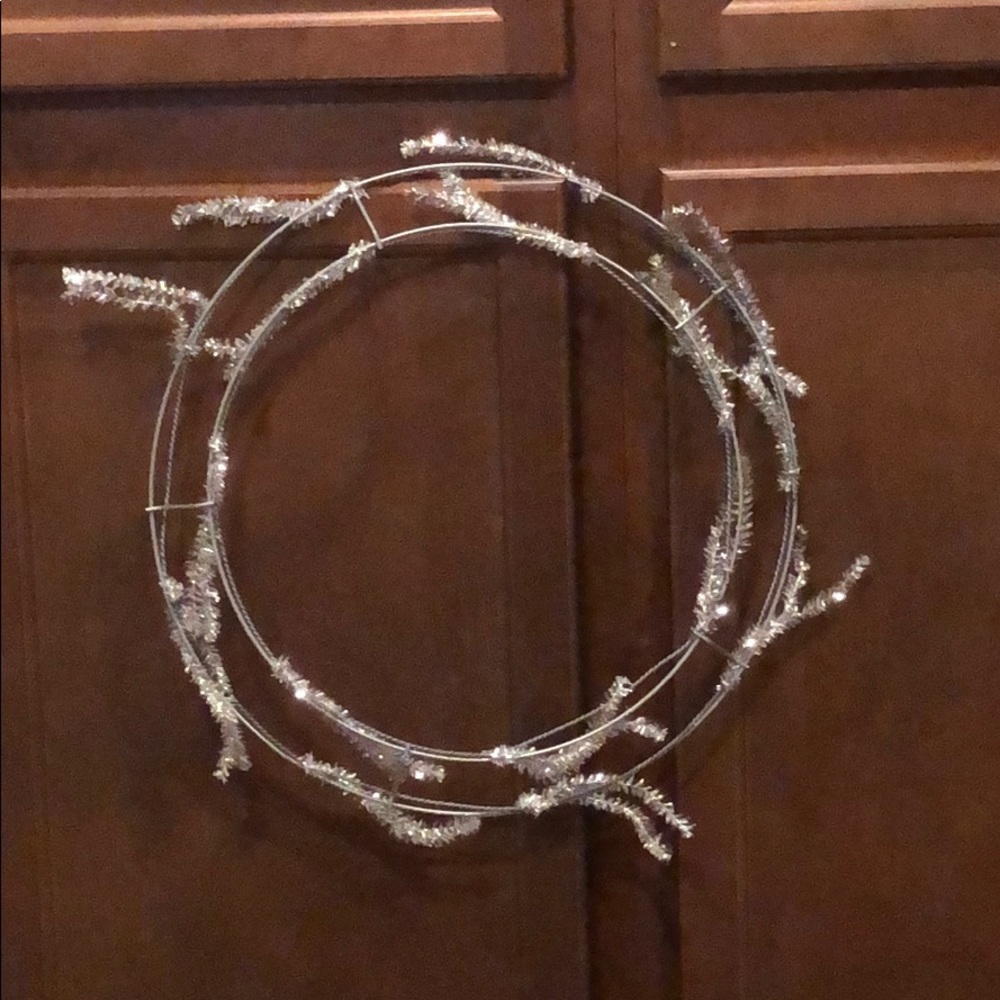Silver Metal Wire Wreaths🎄❄️